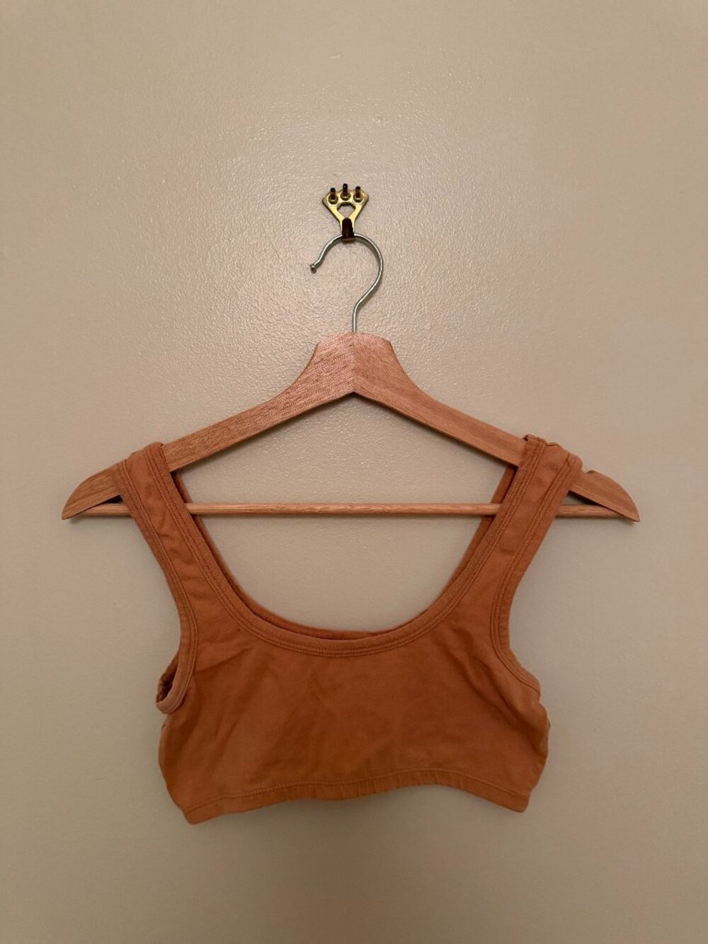ARQ	Wide-Strap Bra	Tan